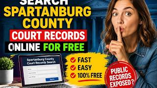 How to search Spartanburg County court records online for free