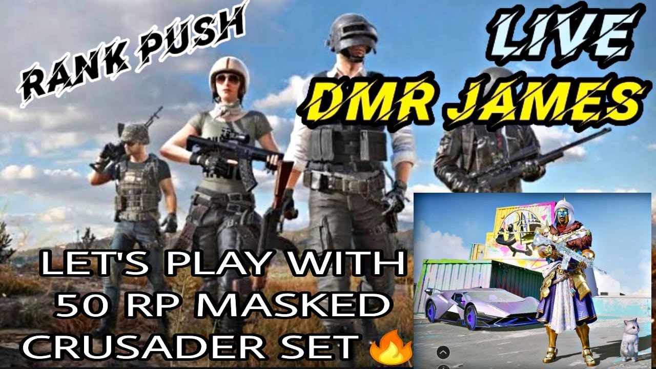 😎 New 50 RP Masked Crusader Set | Pubgmobile 🔥🤩 