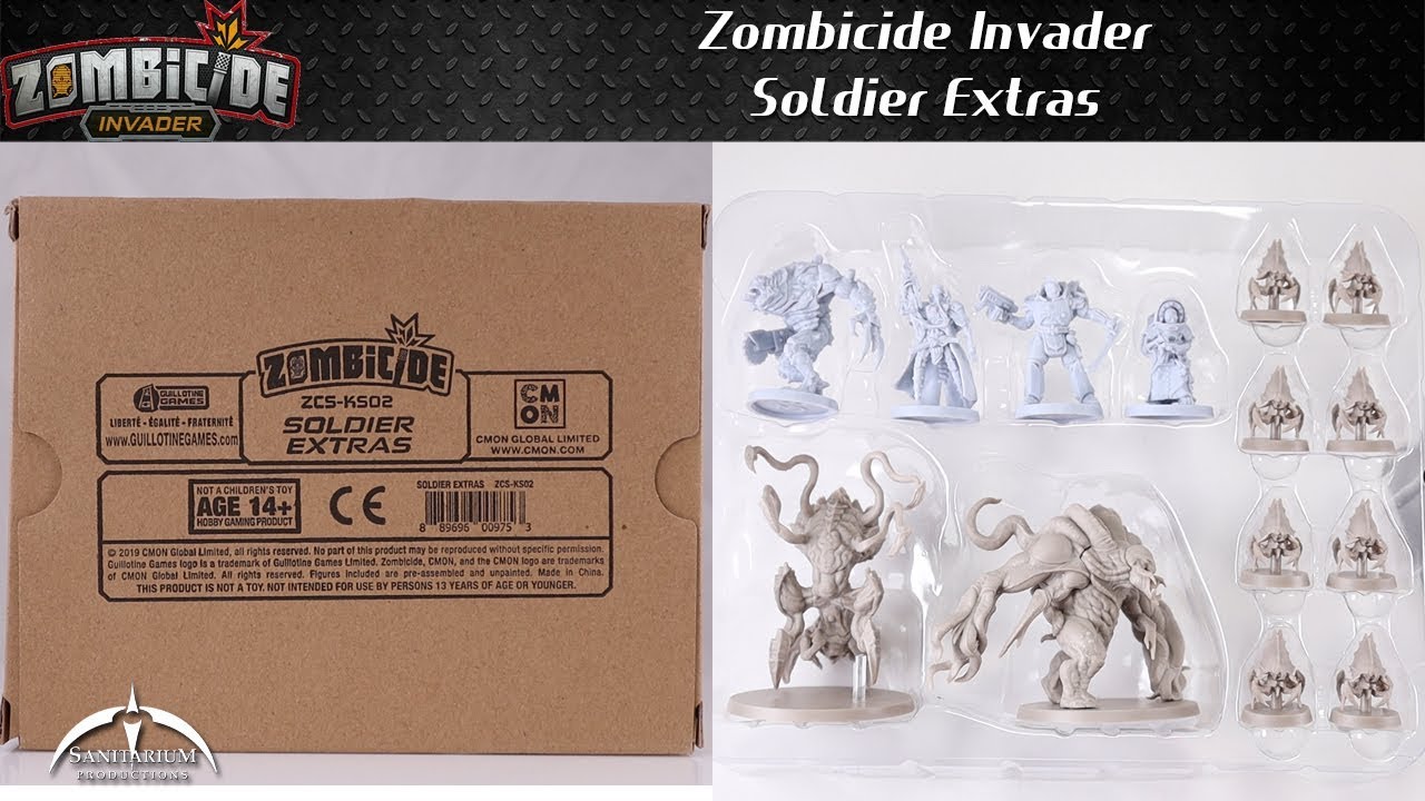 Zombicide Invader Soldier Pledge Kickstarter Board Game - The Game