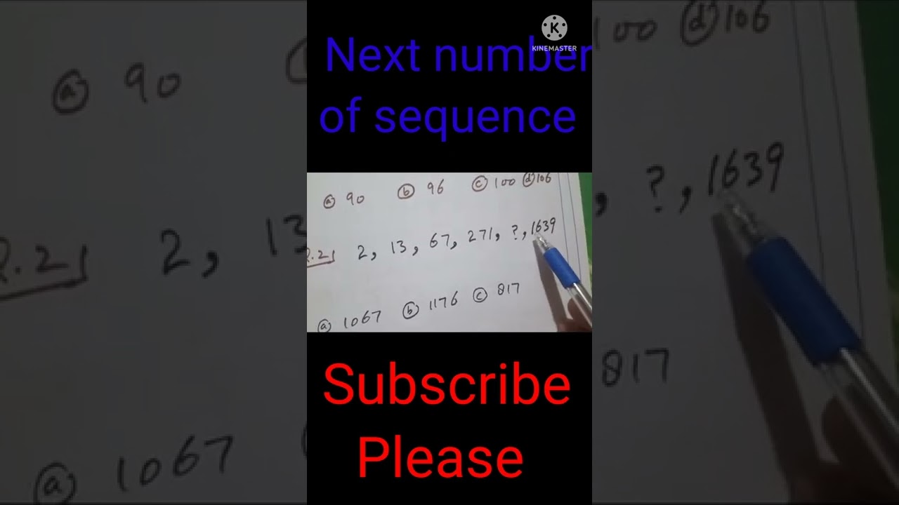 Can find the next numbers of sequence. 