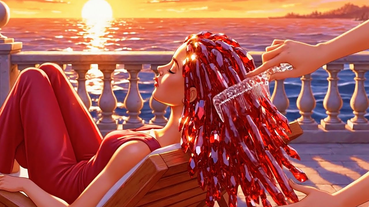 [ASMR] Ghibli Garden ✨ Polishing Your Glass Hair (Deep Brushing, Layered Tingles) 🫧