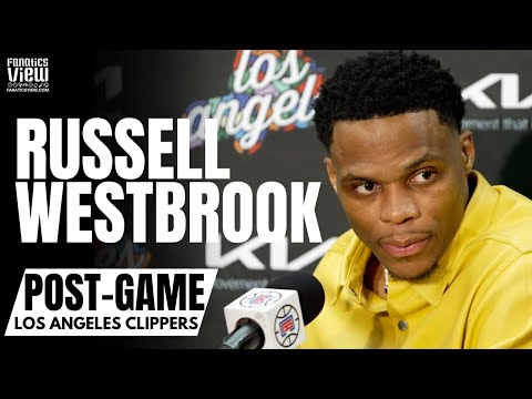 Russell Westbrook Reacts to Making LA Clippers Debut, Playing With Kawhi Leonard & Paul George