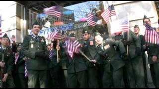 NYC Veteran's Day Parade Tribute 2010 "BLESS EM ALL!"  We Salute Your Service! 11/11/10