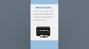 What is Laser Printer | Computer Fundamentals |