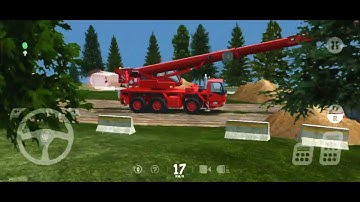 HEAVY MACHINES & MINING SIMULATOR  | Pipe replacement by large crane | Android gameplay video #100k