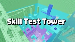 Playing Skill Test Tower On Roblox