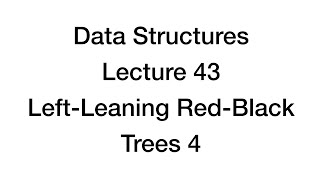 CoSc 320 Lecture 43