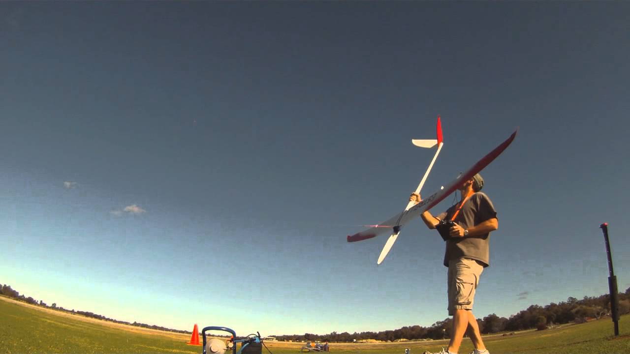 F3B Estrella, Winch Launch Practice YouTube