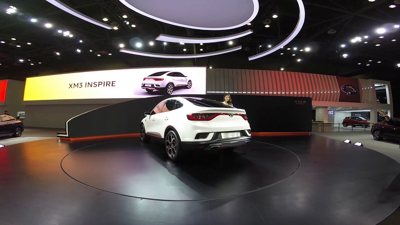 르노삼성 XM3 인스파이어(Renault Samsung XM3 INSPIRE) 실제모습, 서울오토쇼 영상1 - YouTube
