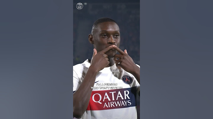 In the footsteps of Randal Kolo Muani! 👣 #psg #interview