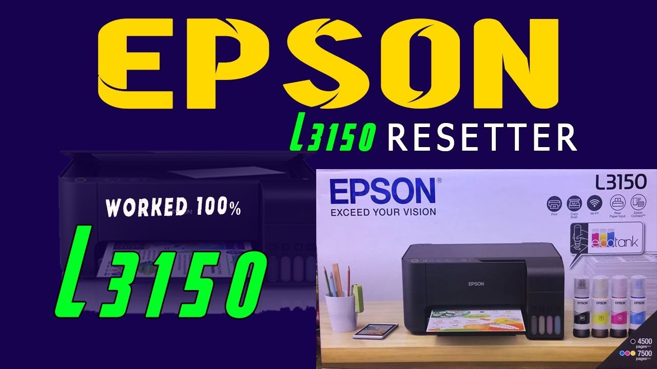 How To Reset Service Epson L3150 By Service Epson L3150