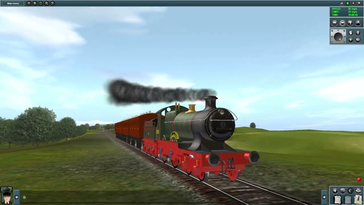 City Of Truro In Trainz 2009.