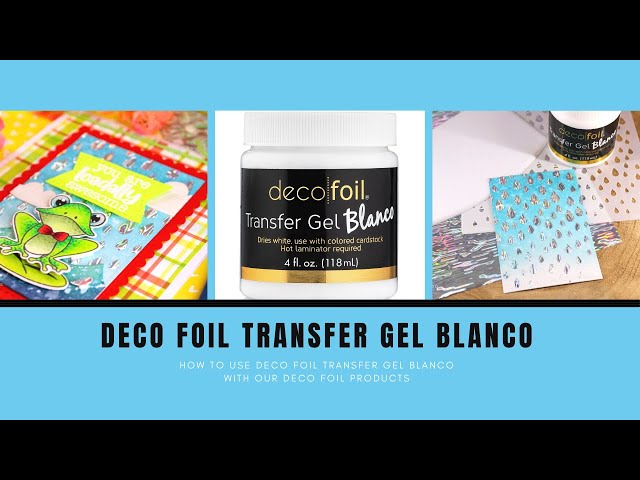 Deco Foil Transfer Gel Blanco, Therm O Web – Stampin MunchKins