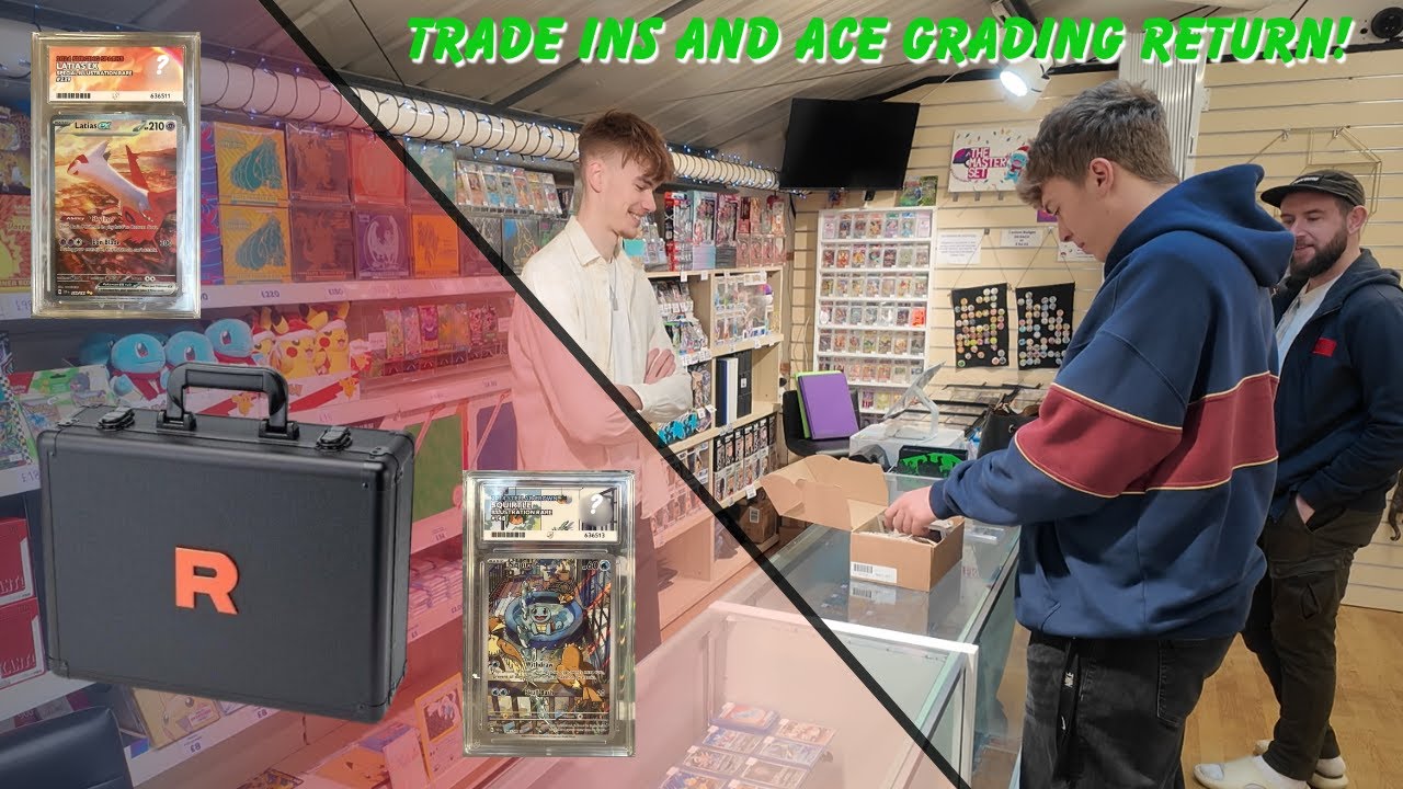 Возврат карточек Pokemon, прошедших оценку качества ACE, + Обмен.