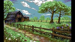 Old Barn c64 pixel sketch