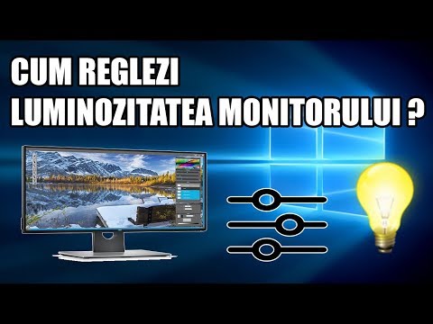 Video: Cum Se Reglează Luminozitatea Monitorului