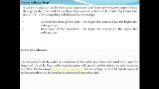 CABLE SIZING CALCULATIONS