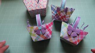 Spring 2017~ (EASTER) Baskets Comparing Mama Elephant and Sizzix Dies~ What's The Difference