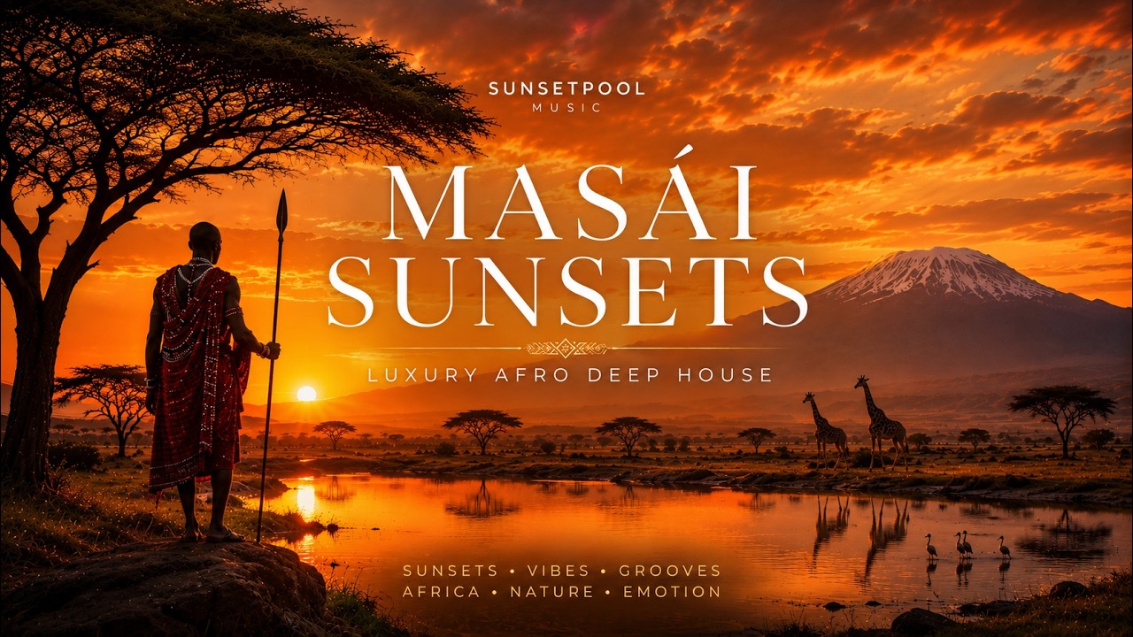 MASAI SUNSETS 🌅🦒 Luxury Afro Deep House | Sunset Safari Vibes, African Chill & Deep Groove