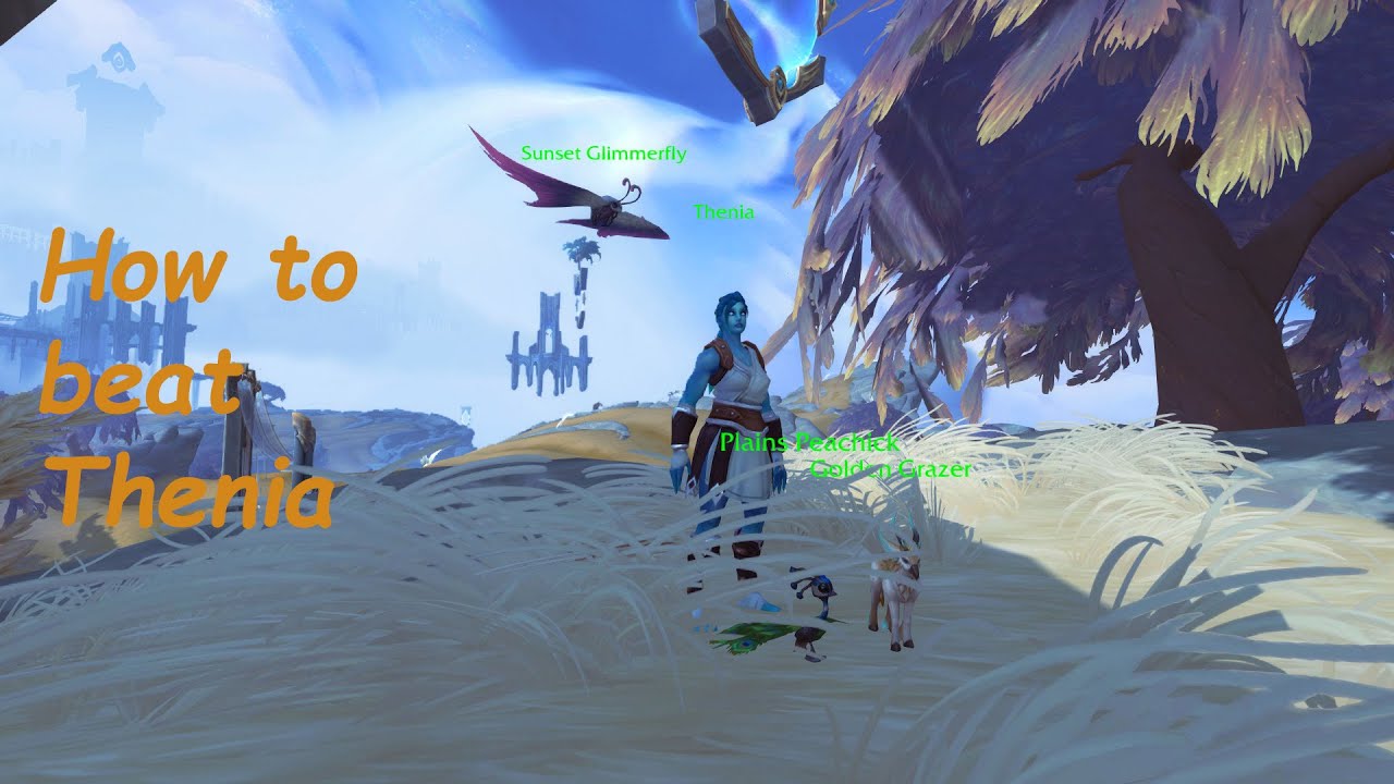 How to beat Thenia - Thenia's Loyal Companions WQ - World of Warcraft pet battle guide. (ENG)