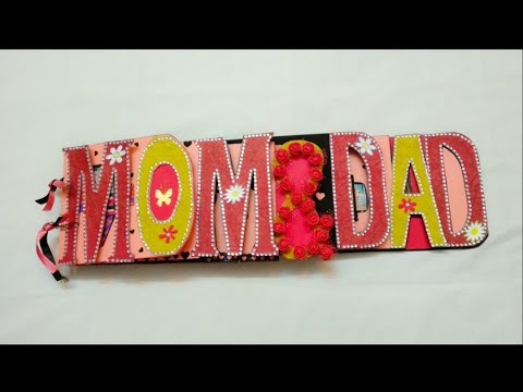 Name Album | Mom & Dad Scrapbook | Parents' Scrapbook - YouTube
