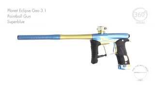 Planet Eclipse Geo 3.1 Paintball Gun - Superblue - Visual 360