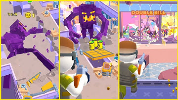 Heli Monsters Hit Shoot, L6-7, New Android Games Gameplay 2023 Walkthrough ios Simulato‪r Trailer