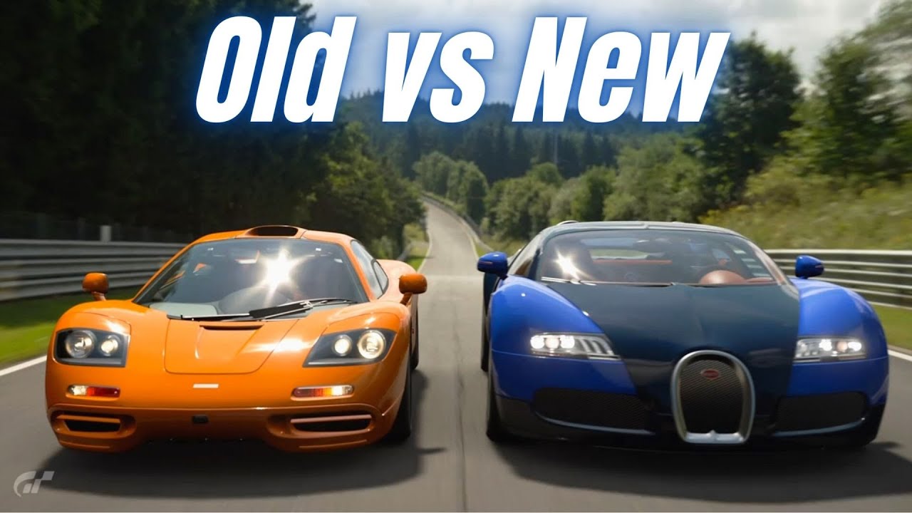 Mclaren F1 vs Bugatti Veyron en Nürburgring | Enfrentando 2 leyendas