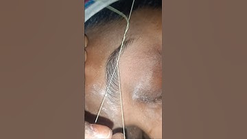 how to do right eyebrow threading/ #shorts #eyebrowtutorial #viral #short #viralvideo #ytshorts