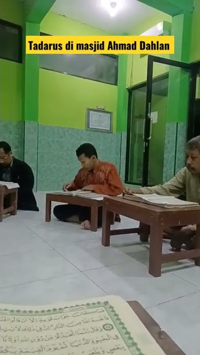 Tadarus di masjid Ahmad Dahlan #shorts