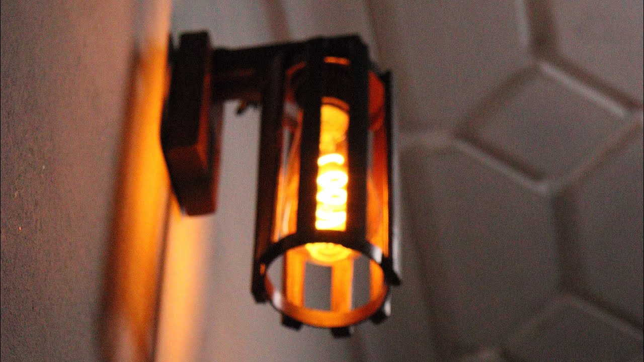 Making a wall lamp at home ll How to make a Wall Lamp || - YouTube