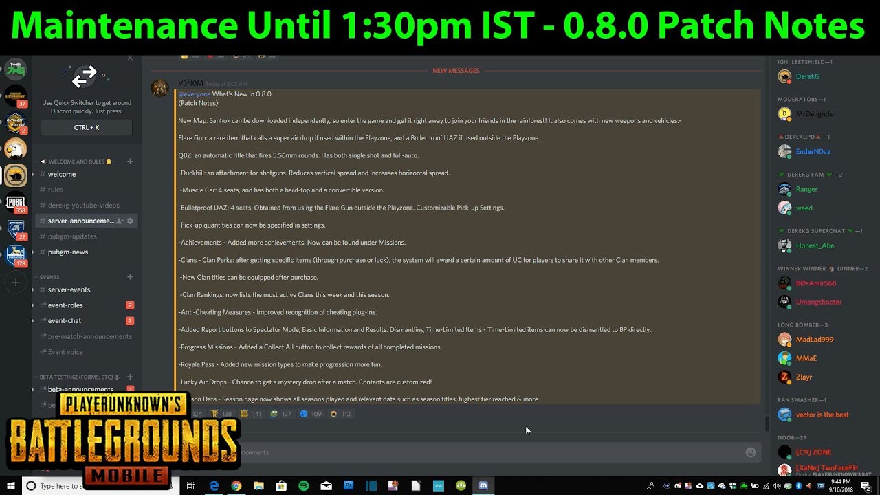 pubg maintenance pubg maintenance