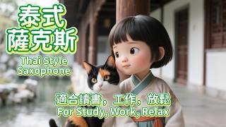 【夢潔音樂】Thai Style Saxophone | 泰式薩克斯，適合讀書・工作・放鬆的溫柔旋律 | Relaxing Saxophone for Study, Work & Calm