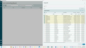 Epicor Production Job Scheduling