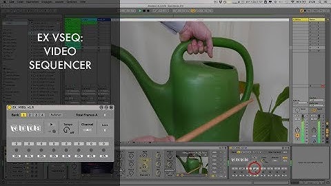 Ableton Live - VSEQ Video Sequencer extension for Zwobot
