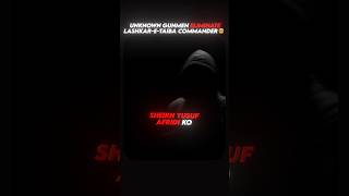 Gunman Eliminates A Lashkar-E-Taiba Commander