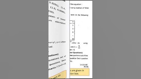 BCA Numerical Methods paper  (2022) with solution | CCS University|  #mathwithvivekgarg