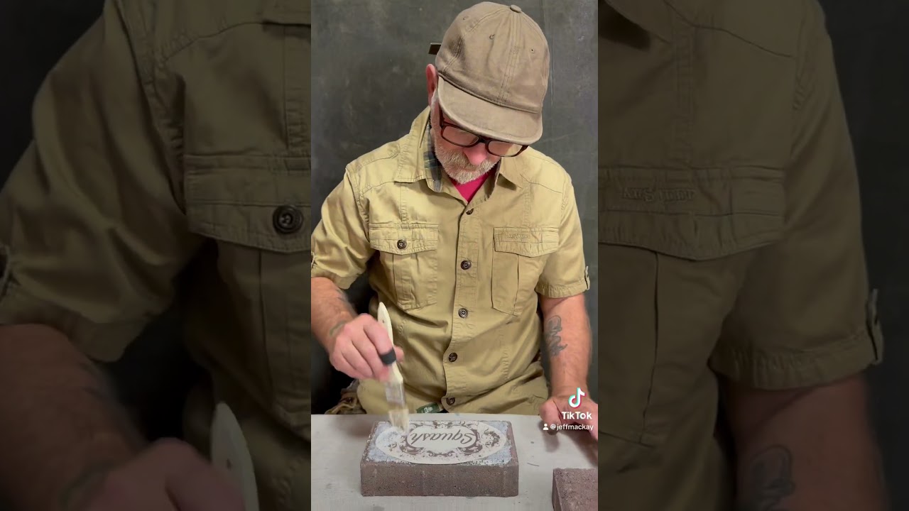 Lets make some vegetable markers from bricks 🧱🪴 