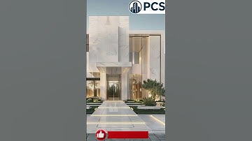 Modern Bungalow Front Elevation Rendered in Lumion and AutoCAD #shorts