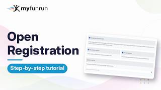 Full How to Set Up Open Registration | MyFunRun Tutorial Update