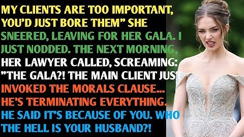 MY CLIENTS ARE TOO IMPORTANT, YOU