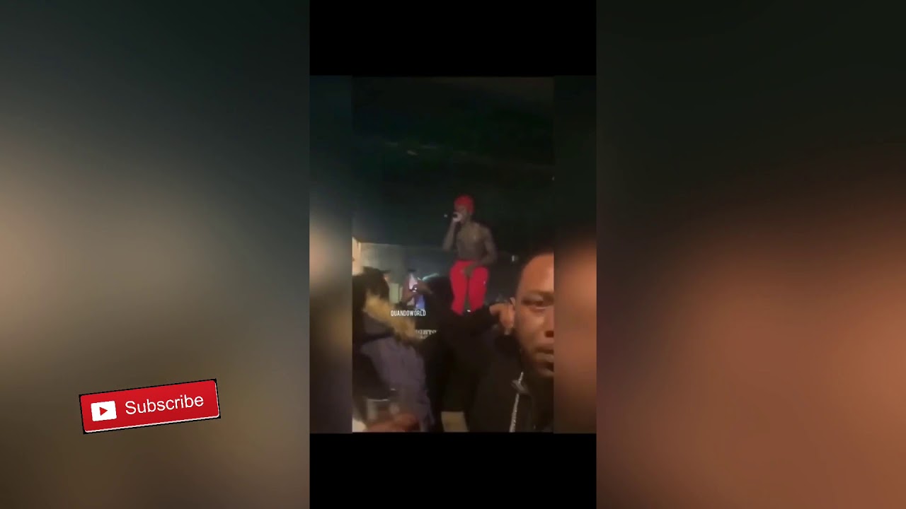King Von Fan Hits Quando Rando In The FACE with a water bottle!! RIP King Von