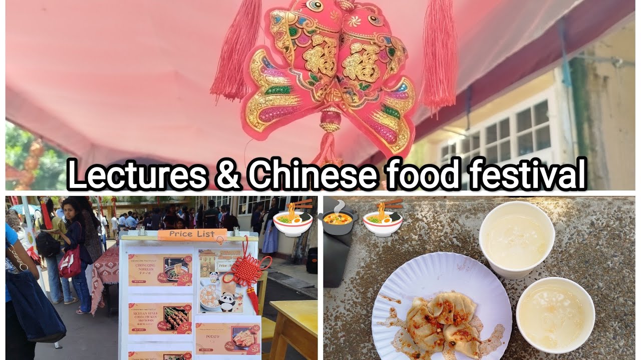 UOK ❤️ Lectures & Chinese food festival 🍜🍲 | Education | Enjoyable | @StyleyGirl54 