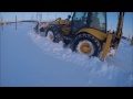 Уборка снега, расчистка участка трактором перед доставкой материалов д. Гари Пермский край