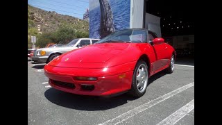 1991 Lotus Elan test drive at Laguna Classic Cars, Laguna Beach