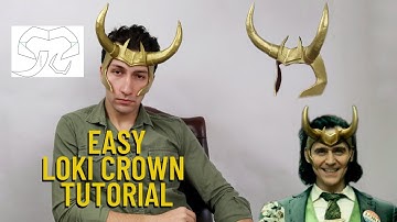 DIY Loki Horns - Loki Disney Plus Crown/Helmet Foam