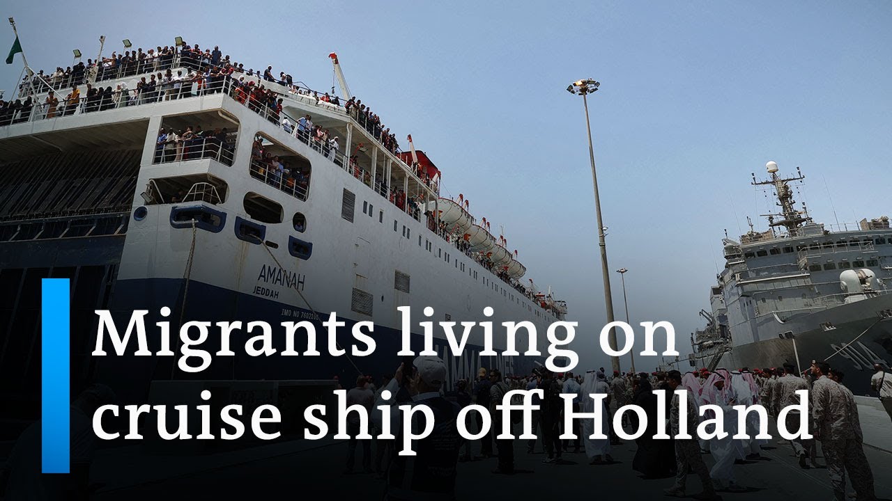 ⁣Netherlands: A ferry turned refugee shelter | Focus on Europe