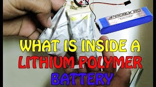 Tear Down Of Lithium Polymer Battery Li-Po Battery