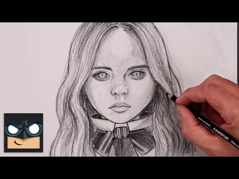 How To Draw M3GAN | Sketch Tutorial