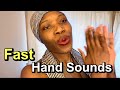 Fast and Aggressive Hand Sounds with gentle Mouth Sounds & tongue Clicking ✨